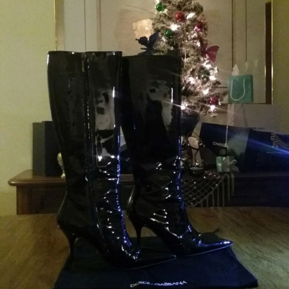 Dolce & Gabbana patent leather